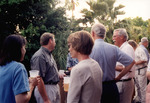 Katy Nesmith, Terry Doyle, Fred Lohrer, and John Fitzpatrick Mingle Outside in St. Petersburg by Florida Ornithological Society