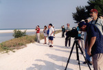 Birders Observe Skyline from Sandy Beach Path in St. Petersburg, B by Florida Ornithological Society
