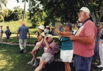 Florida Ornithological Society Birding Group Observes from Park Bench in Marathon, Florida by Florida Ornithological Society