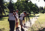 Birding Group Observes Through Spotting Scopes from Shade in Marathon, Florida by Florida Ornithological Society