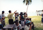 Florida Ornithological Society Birding Group Looks Across Water in Marathon, Florida by Florida Ornithological Society