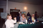 Cynthia Plockelman, Gail Parsons, and David Stock Enjoy Refreshments in Clewiston by Florida Ornithological Society