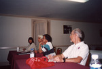 Judith Buhrman, Sally and Dean Jue, and Fred Lohrer Sit Patiently During Meeting in Clewiston by Florida Ornithological Society