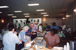 Guests Stand in Line for Food at Florida Ornithological Society Meeting in Clewiston by Florida Ornithological Society