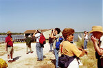 Gail Parsons and Fran James with Birding Group in Apalachicola, Florida by Pamela J. Bowen