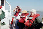 Mary Davidson and Peggy Powell on Boat Deck by Pamela J. Bowen