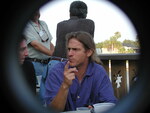 Candid of Florida Ornithological Society Member During Happy Hour, April 27, 2002, G by Florida Ornithological Society