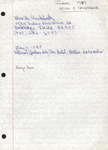 Birding Field Notes: Wyoming 1989