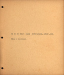 Birding Field Notes: Bull Island, 1940