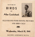 Bird Lecture: March 19, 1941