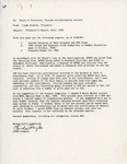 Letter and Report, Linda Douglas to FOS Board of Directors, Treasurer's Report, September 30, 1995 by Linda C. Douglas