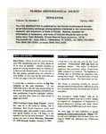 Ornithological Research Division Newsletter: Spring 1992 by Florida Audubon Society and Florida Ornithological Society