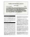 Ornithological Research Division Newsletter: Fall 1997 by Florida Audubon Society and Florida Ornithological Society