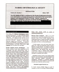 Ornithological Research Division Newsletter: Winter 1997 by Florida Audubon Society and Florida Ornithological Society