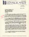 Correspondence: Henry M. Stevenson, Herbert Kale, March 21, 1974