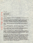 Correspondence: Fred Lohrer, David W. Johnston, FFN Editorial Matters, May 4, 1976