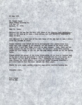 Letter, Fred Lohrer, Sharp Offset Printing, June 22, 1978