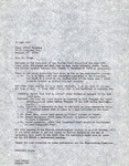 Letter, Fred Lohrer, Sharp Offset Printing, FFN Blue-Line, September 13, 1976 by Fred E. Lohrer