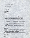 Correspondence Note, Fred Lohrer, Sharp Offset Printing, 1976-1978