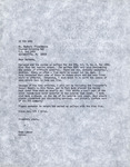 Letter, Fred Lohrer, Barbara Fitzsimmons, FFN Galleys, February 12, 1981