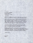 Letter, Fred Lohrer, Barbara Fitzsimmons, May 30, 1980