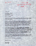Letter, Fred Lohrer, Storter Printing Co. Quotation, September 15, 1977