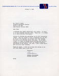 Letter, Fred Lohrer, Barbara Fitzsimmons, October 7, 1980 by Fred E. Lohrer and Barbara Fitzsimmons