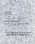 Letter, Fred Lohrer, Storter Printing Co., FFN Spring Issue, November 22, 1978 by Fred E. Lohrer