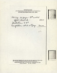 Receipt, Fred Lohrer, Storter Printing Co., Florida Field Naturalist by Fred E. Lohrer