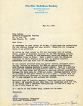 Letter, Fred Lohrer, Betty Valkenburg, May 27, 1976