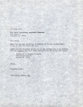 Letter, Fred Lohrer, Betty Valkenburg, FOS Mailing List, July 14, 1977 by Fred E. Lohrer