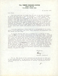Correspondence, Fred Lohrer, Henry M. Stevenson, Florida Field Naturalist, October 18, 1976