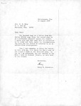 Correspondence, Henry M. Stevenson, Florida Field Naturalist, August 11, 1976