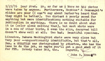 Correspondence, Fred Lohrer, John B. Edscorn, Florida Field Naturalist, September 29, 1976
