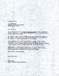 Correspondence, Fred Lohrer, James Bond, Florida Field Naturalist, December 1, 1976