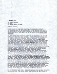 Correspondence, Fred Lohrer, Keath Carstens, Florida Field Naturalist, December 1, 1976