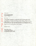 Correspondence, Fred Lohrer, Florida Field Naturalist, May 13, 1976