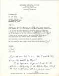 Letter, Fred Lohrer, Florida Field Naturalist, October 4, 1978