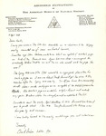 Letter, Fred Lohrer, Florida Field Naturalist, April 14, 1978
