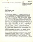 Correspondence, Fred Lohrer, Jerome Jackson, Stephen Nesbitt, Wilson Baker, FFN Manuscript, June 14, 1979