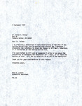 Correspondence, Fred Lohrer, Ralph Palmer, William B. Robertson, FFN Manuscript, September 4, 1979