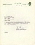 Correspondence, Fred Lohrer and George Dooris, FFN Burrowing Owls Manuscript, February 12, 1980