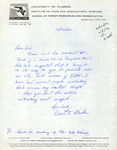 Correspondence, Fred Lohrer and David Maehr, FFN Phosphate Mine Manuscript, April 30, 1980