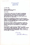 Letter, Annette Stedman to Fred Lohrer, Traill's Flycatchers, September 16, 1980