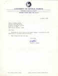 Correspondence, Fred Lohrer and Walter Taylor, Summer Tanager Manuscript, October 3, 1980