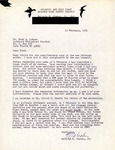 Correspondence, Malcolm Simons to Fred Lohrer, Peterson Review, February 13, 1981 by Malcolm M. Simons Jr.
