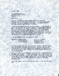 Correspondence, Fred Lohrer and Lawrence Kilham, Crow/Red-shouldered Hawk Manuscript, April 15, 1981
