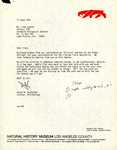 Correspondence, Fred Lohrer and Ralph Schreiber, Brown Pelican Manuscript, June 17, 1981