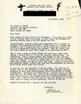Letter, Malcolm Simons to Fred Lohrer, FOS Speech, December 2, 1981 by Malcolm M. Simons Jr.