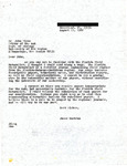 Correspondence, James Kushlan, Florida Field Naturalist, August 11, 1982 by James A. Kushlan